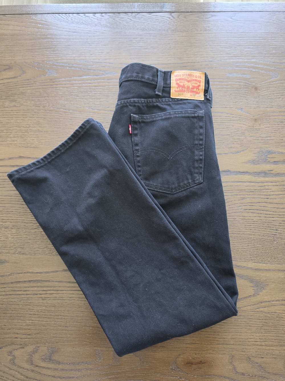 Levi's 517 Men’s Black 38x32 Jeans